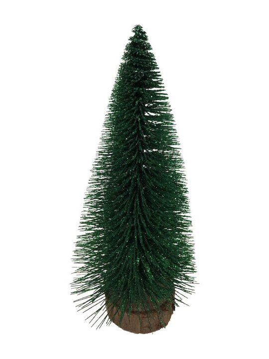 Decorațiune de Crăciun Lemn Braduleț 15cm. Verde
