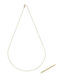 Rubini Goldene Kette Nacken 14K Länge 45cm