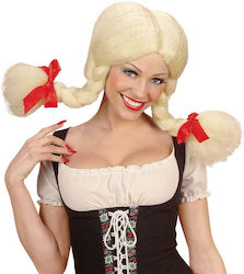 Carnival Wig with Braid Blond