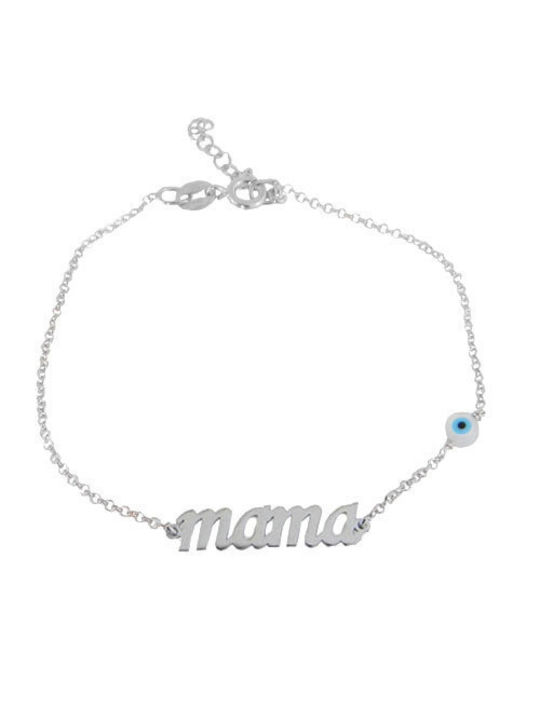 Bracelet Mama made of Silver