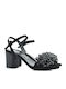 Suede Sandals Black