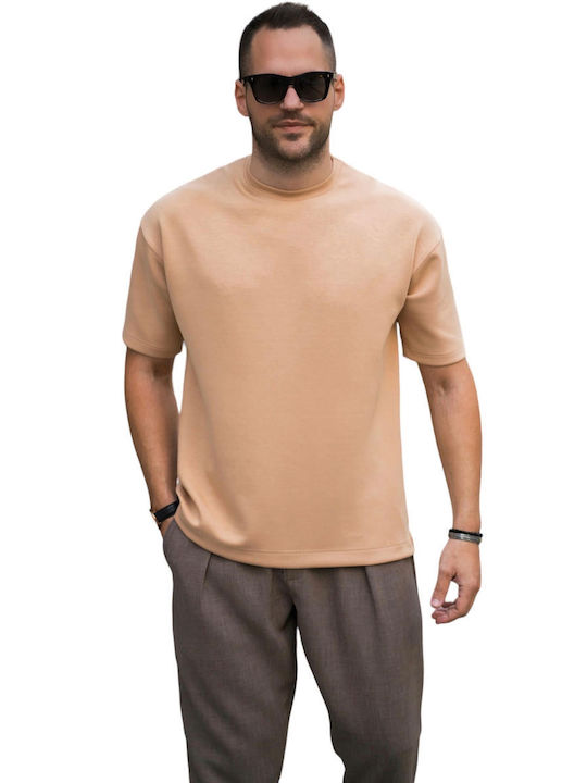 Henry Clothing Ανδρικό T-shirt Κοντομάνικο Ασημί