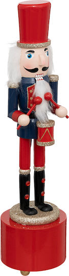 Atmosphera Nutcracker Χριστουγεννιάτικος Καρυοθραύστης Ύψους 31.5εκ.