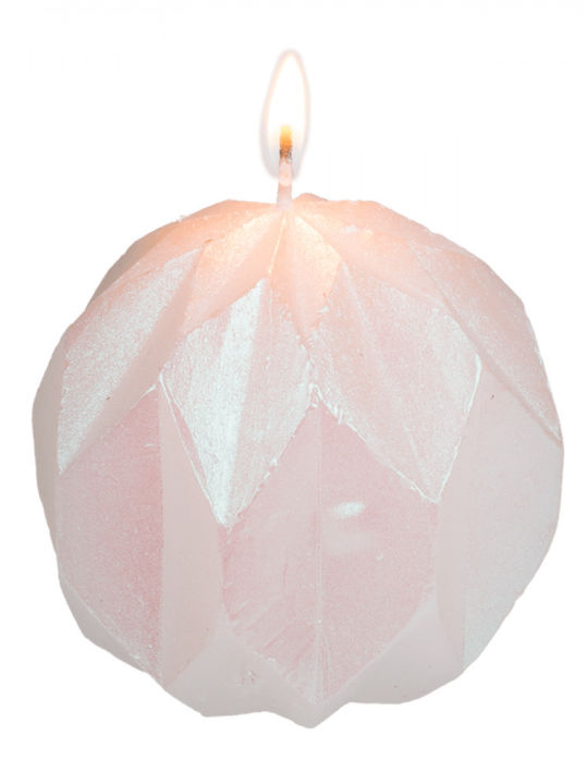 Zmart Imports Christmas Metallic Candle 10.5x8.5cm