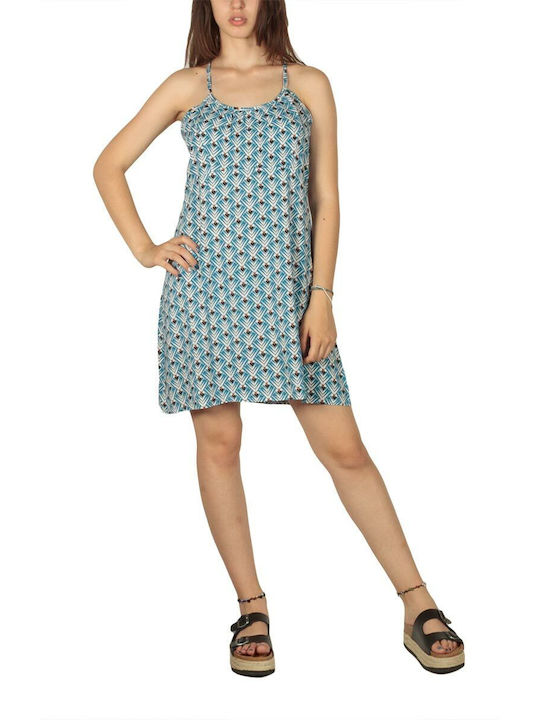 Double Six Mini Kleid Blau