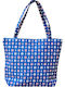 Fabric Beach Bag Blue