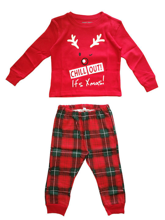 Energiers Pijama pentru copii De iarnă red It's Xmas