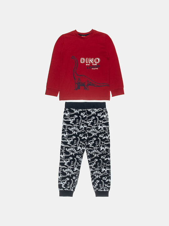 Alouette Kids Pyjamas Winter Cotton Red