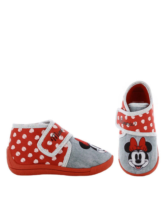 Disney Kinderhausschuhe Rot