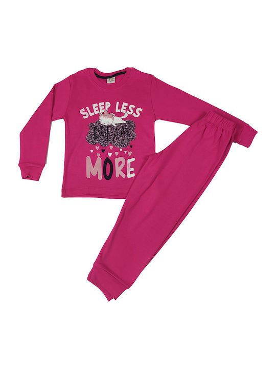Bonito Kinder-Pyjama Fuchsie Dream More