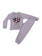 Bonito Pijama pentru copii De iarnă Lila Heart Breaker
