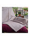 Palatex Mykonos Three-Seater Sofa Throw 180x270cm Purple