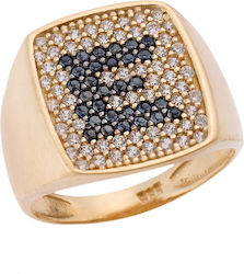 My Little Precious Women's Gold Ring with Zircon 14K