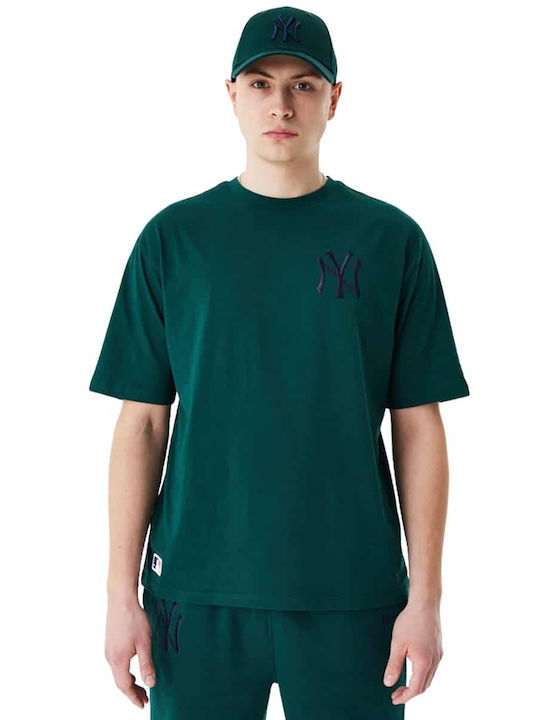 New Era York Ανδρικό Αθλητικό T-shirt Κοντομάνικο Green