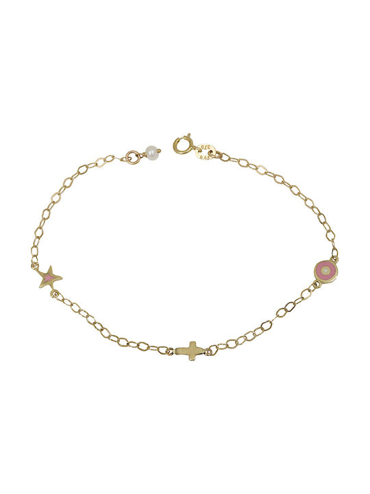 Kids Bracelet from Gold 9K