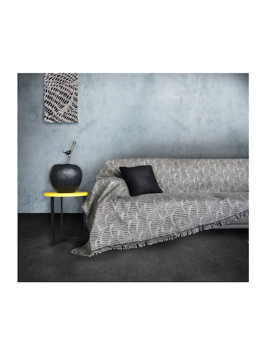 Mattex Mattex Three-Seater Sofa Throw Two Sides 180x300cm Dark Gray