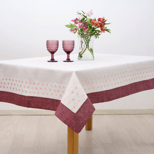 Dimeco Τραπεζομάντηλο Pink 140x180εκ.