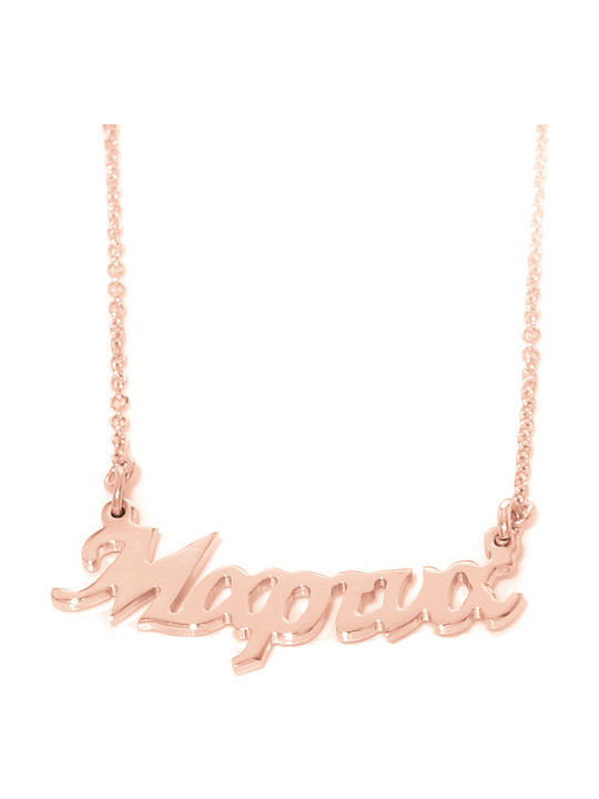JewlsAndJems Halskette aus Rosa Vergoldetem Silber