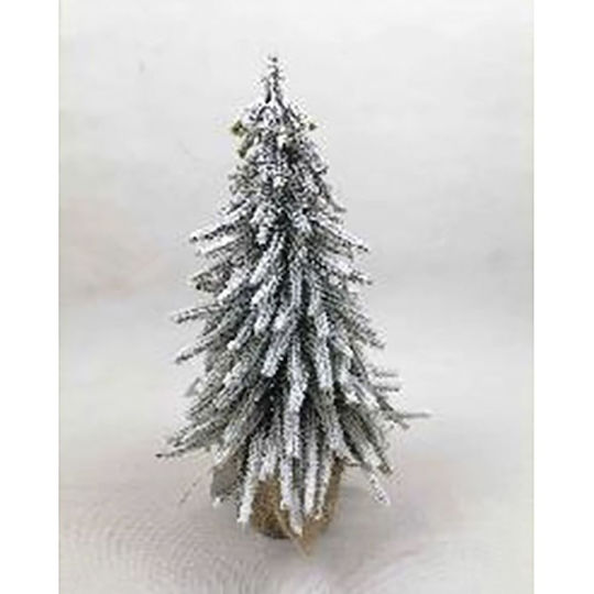 Weihnachtsdekoration Schneebedeckt Baum 35cm Grün