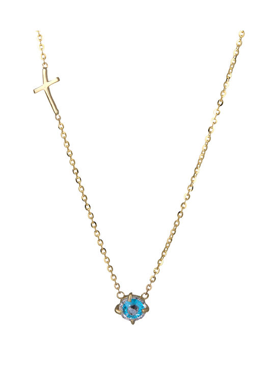 Necklace Eye from Gold 14K