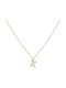 Halskette Monogramm aus Gold 14K