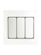 La Redoute Interieurs Wandspiegel mit Gray Metallisch Rahmen 108x128cm 1Stück