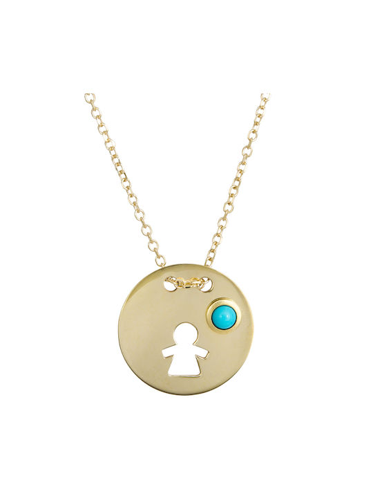 Necklace from Gold 9 K