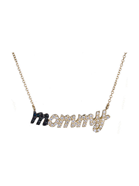 Necklace Mum from Gold 14K