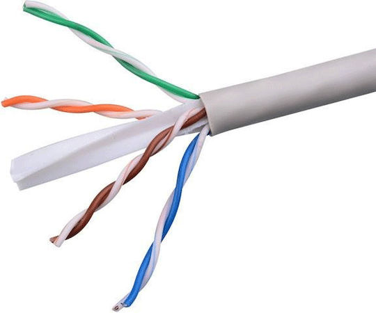 Redled U/UTP Cat.6 (Gigabit) Καλώδιο Δικτύου Ethernet 1m