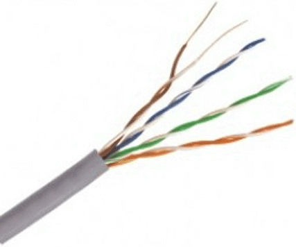 Redled U/UTP Cat.5e (Gigabit) Καλώδιο Δικτύου Ethernet 1m