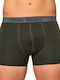 Herren Boxershorts Haki 1Packung