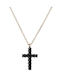 Gold Kreuz 14K mit Kette