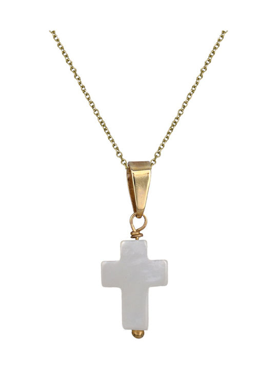 Gold Cross 14K with Chain