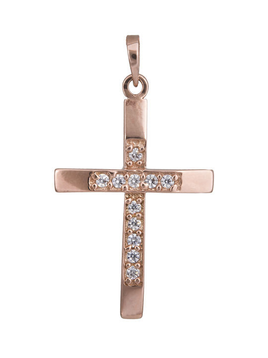 Women's Rose Gold Plated Cross