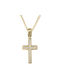 Femeiesc Aur Cruce 14K