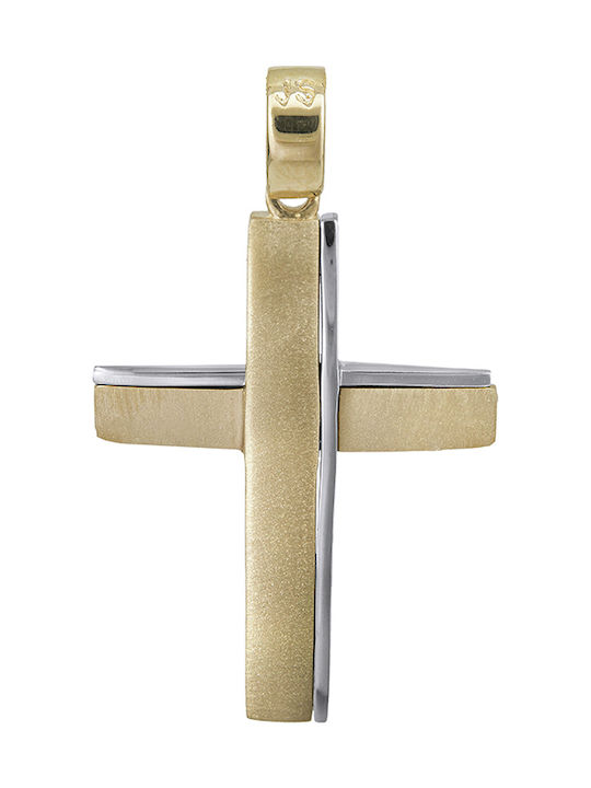 Herren Gold Kreuz 14K Αντρικός