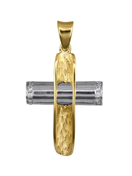 Damen Gold Kreuz 9K