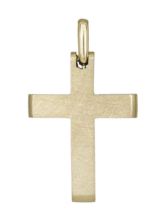 Herren Gold Kreuz 14K