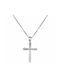 Women's White Gold Cross 14K with Chain