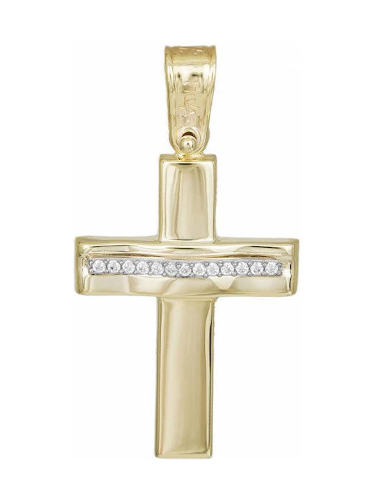 Damen Gold Kreuz 9K