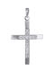 Women's White Gold Cross 14K