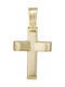 Herren Gold Kreuz 14K