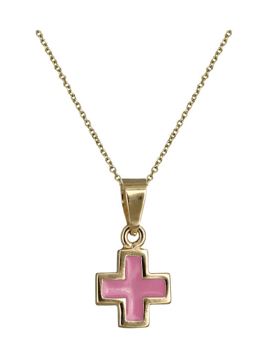 Gold Cross 14K with Chain