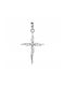 Women's White Gold Cross 14K