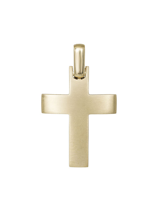 Herren Gold Kreuz 18K