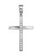 Women's White Gold Cross 14K