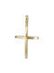 Herren Gold Kreuz 14K