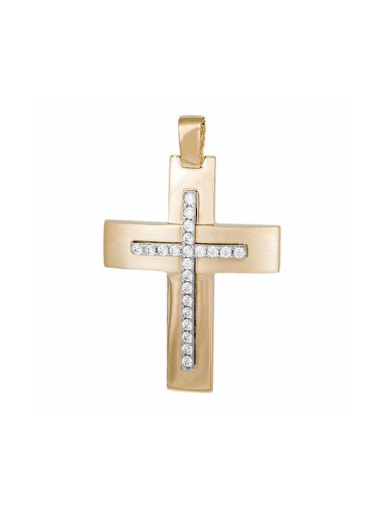 Femeiesc Aur Cruce 14K