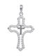 White Gold Cross 14K