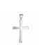 Women's White Gold Cross 14K